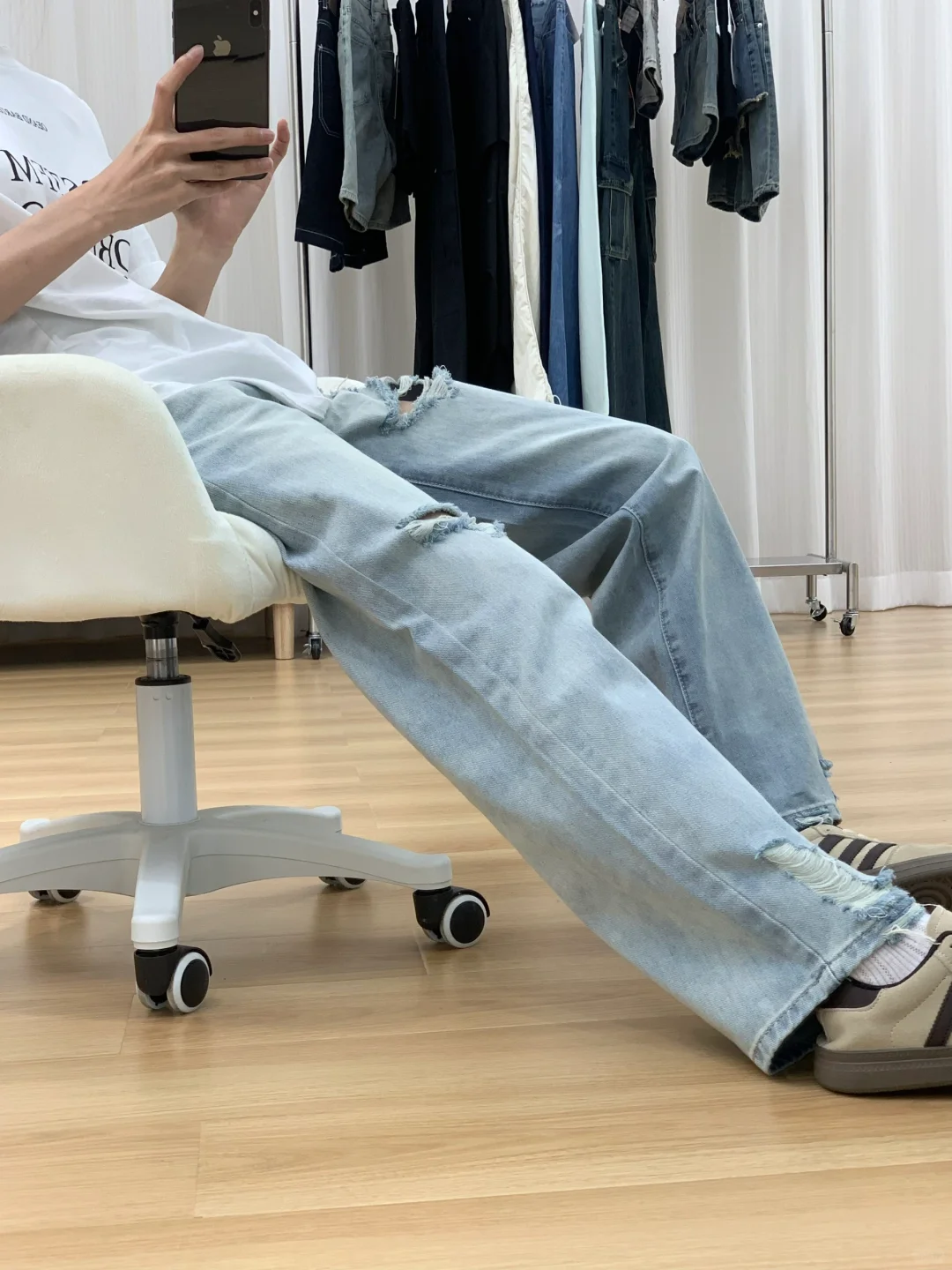 是不是你也在找这种破洞又不夸张的裤子？