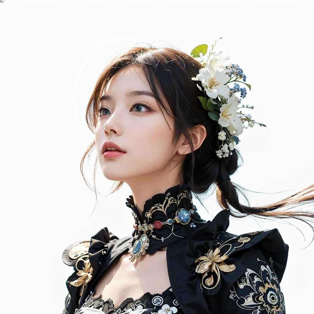 Ai软件绘画美女分享
