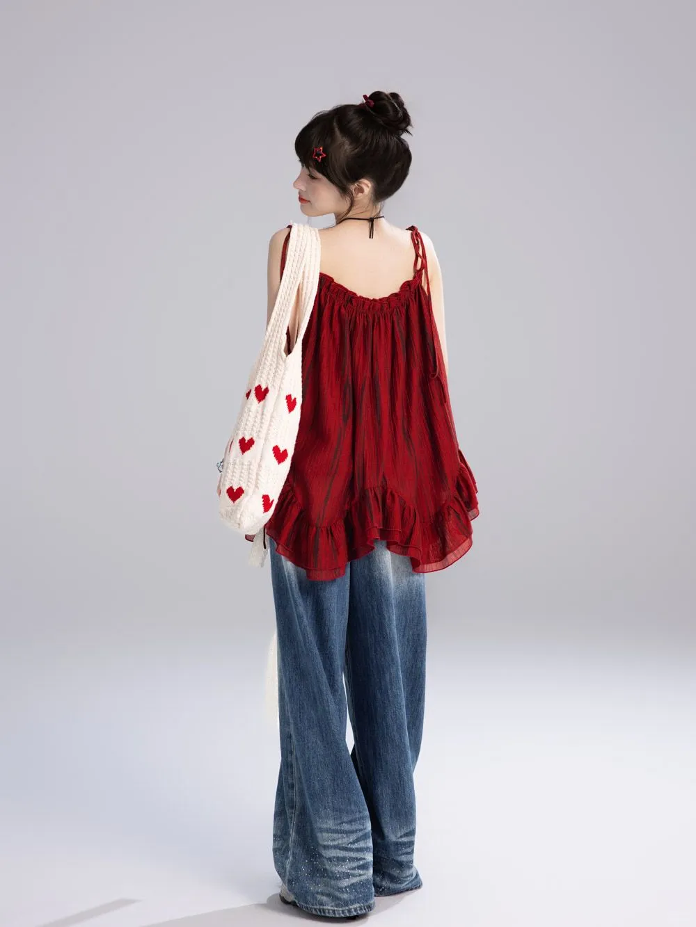 甜妹如何驯服红色吊带