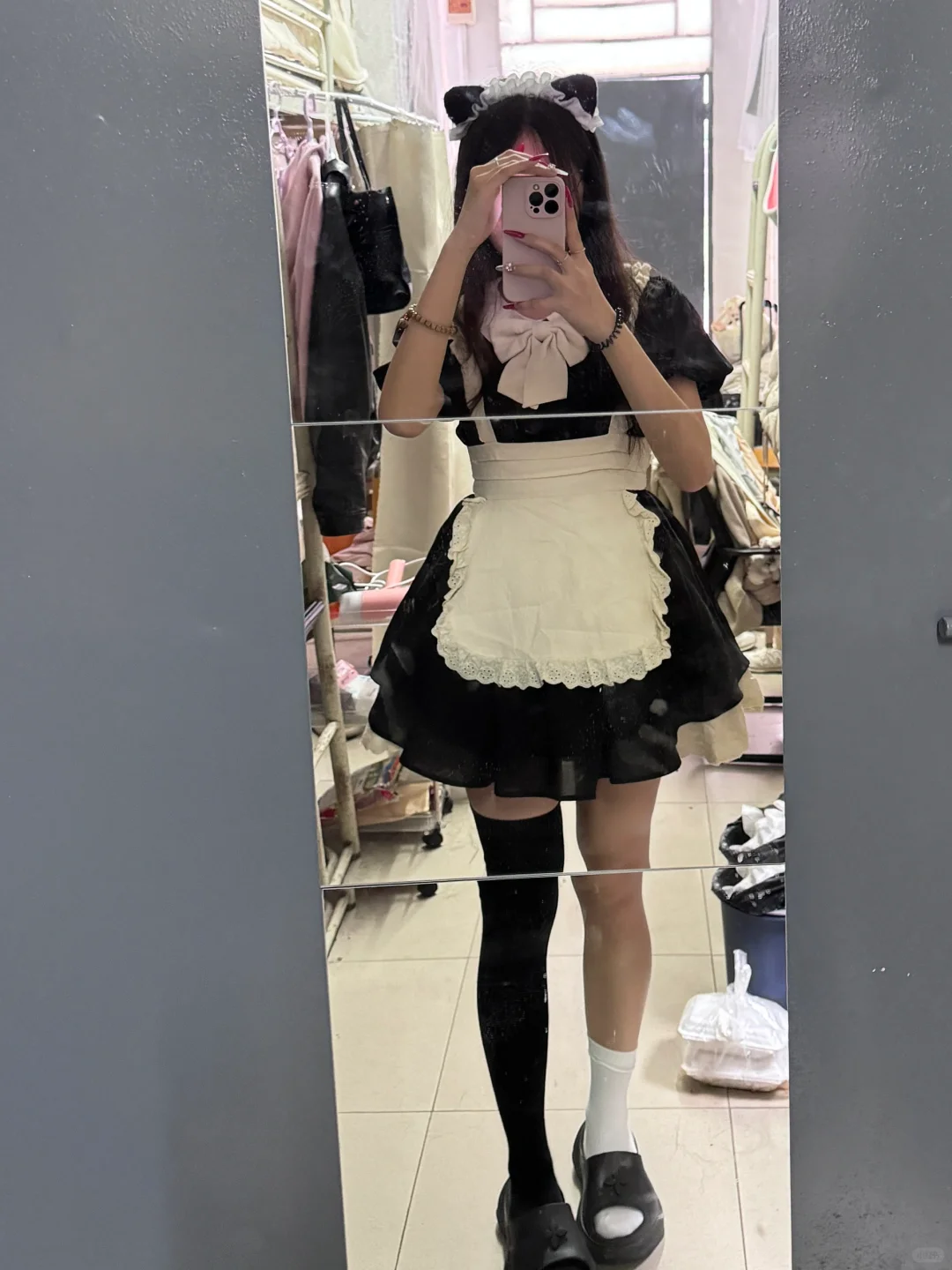 kiss kiss搭配过膝袜还是短袜呀