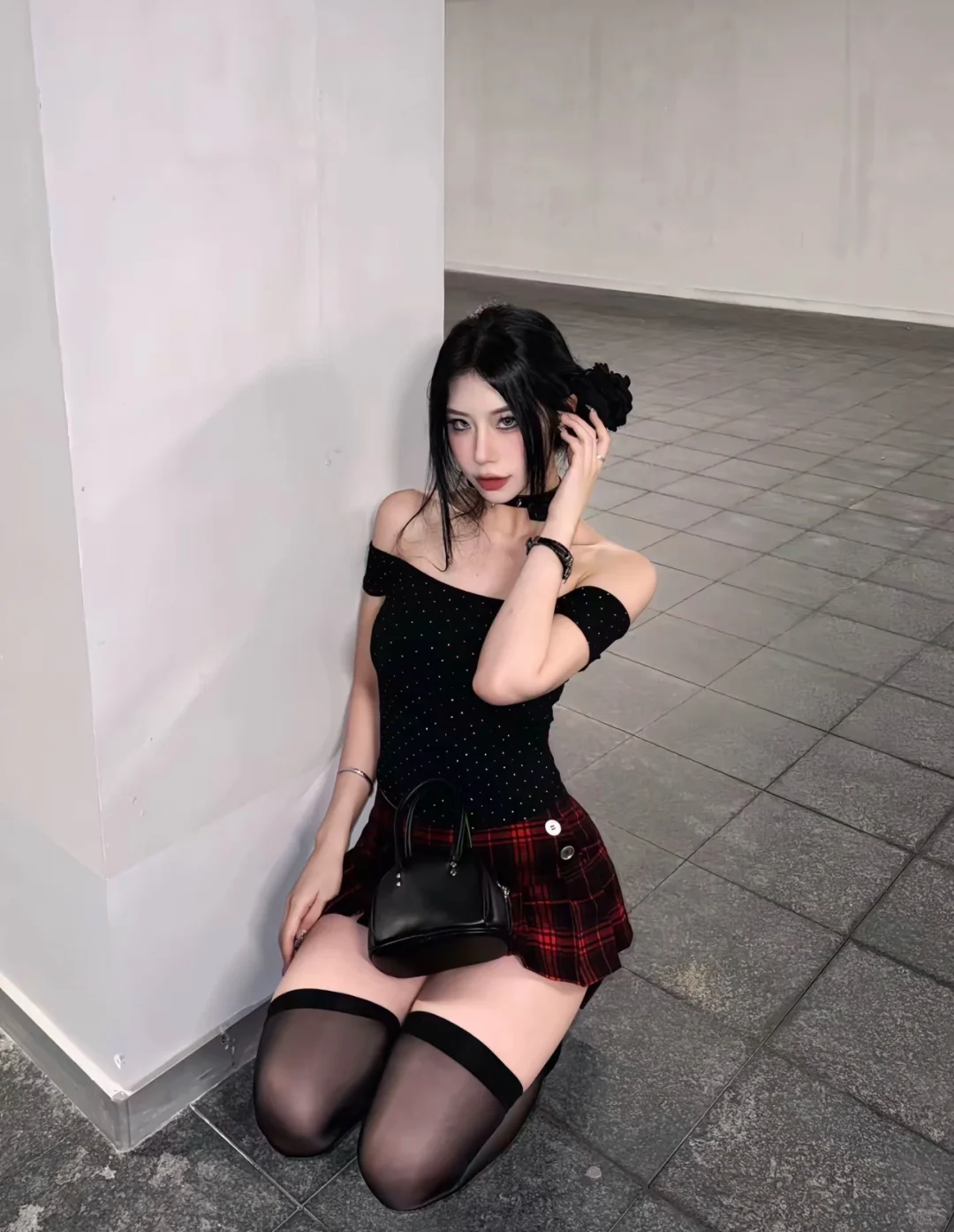 🖤黑丝大腿袜🧦搭配，够辣