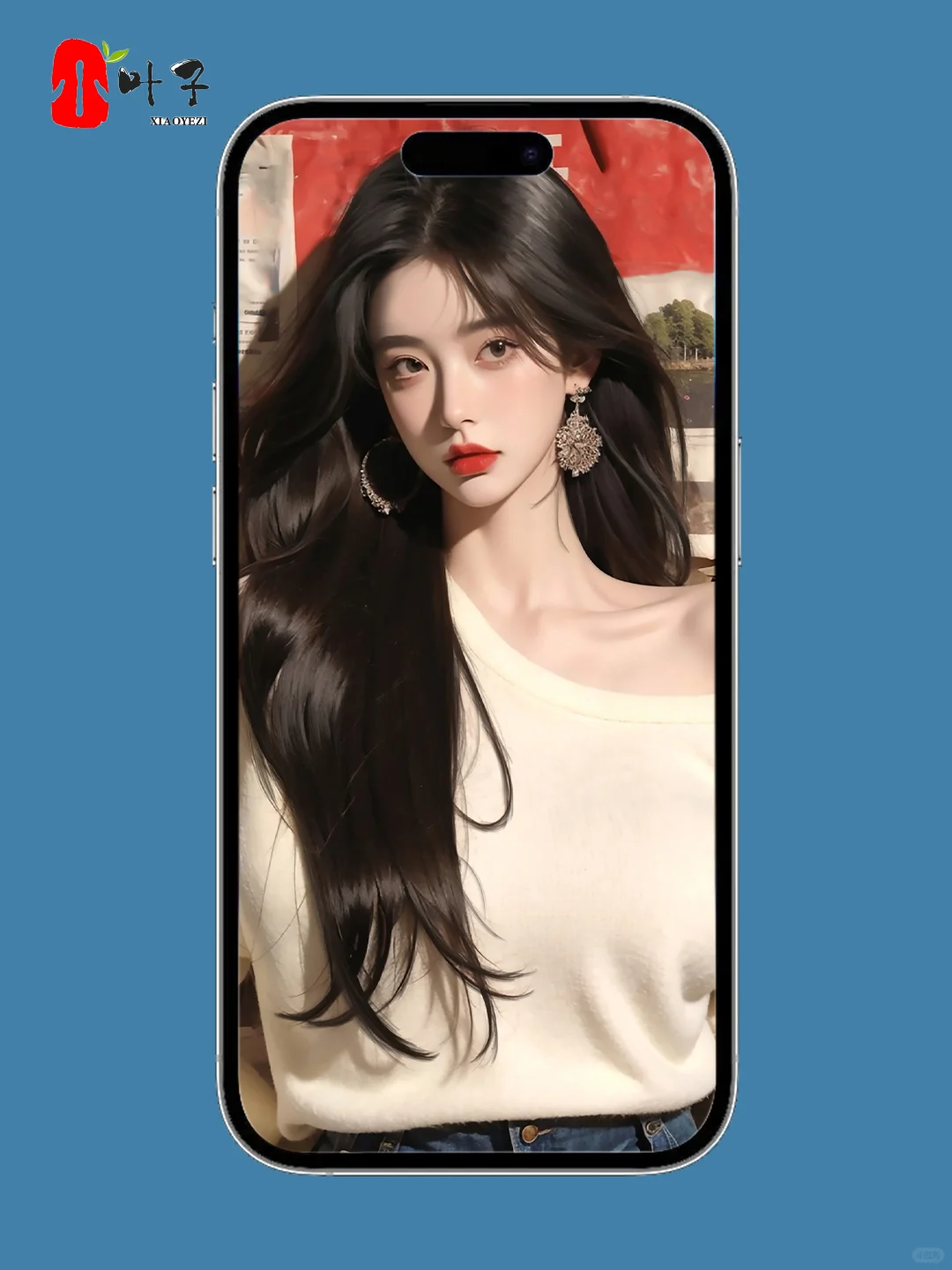 白发漂亮小姐壁纸谁能不爱？
