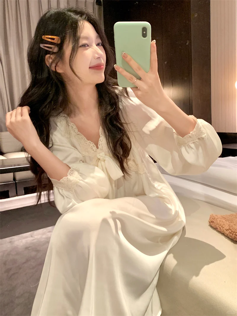 真的有这么丝滑吗💤法式冰丝丝睡衣