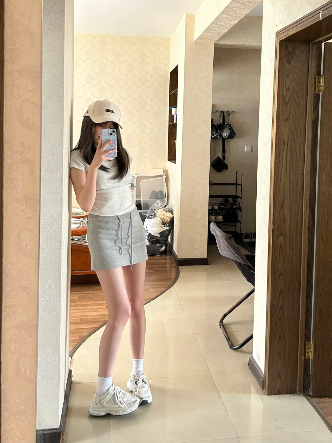 165 100｜姐妹们挖到运动辣妹短裙啦