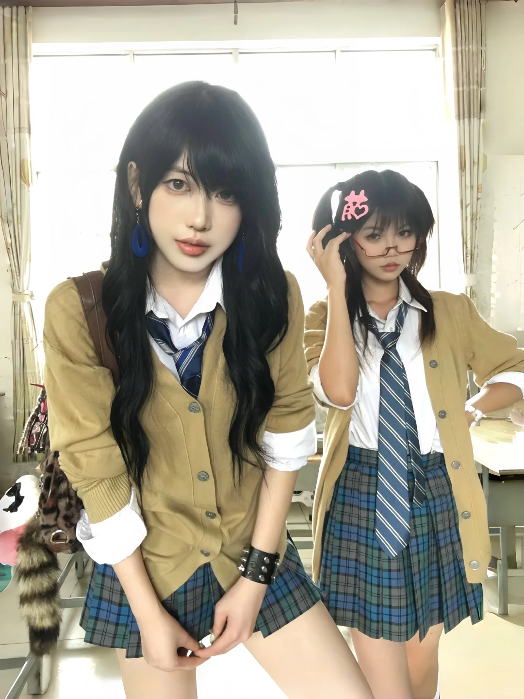 JK放課後の渋谷辣妹与泡泡袜·̩͙꒰ঌ✞໒꒱·