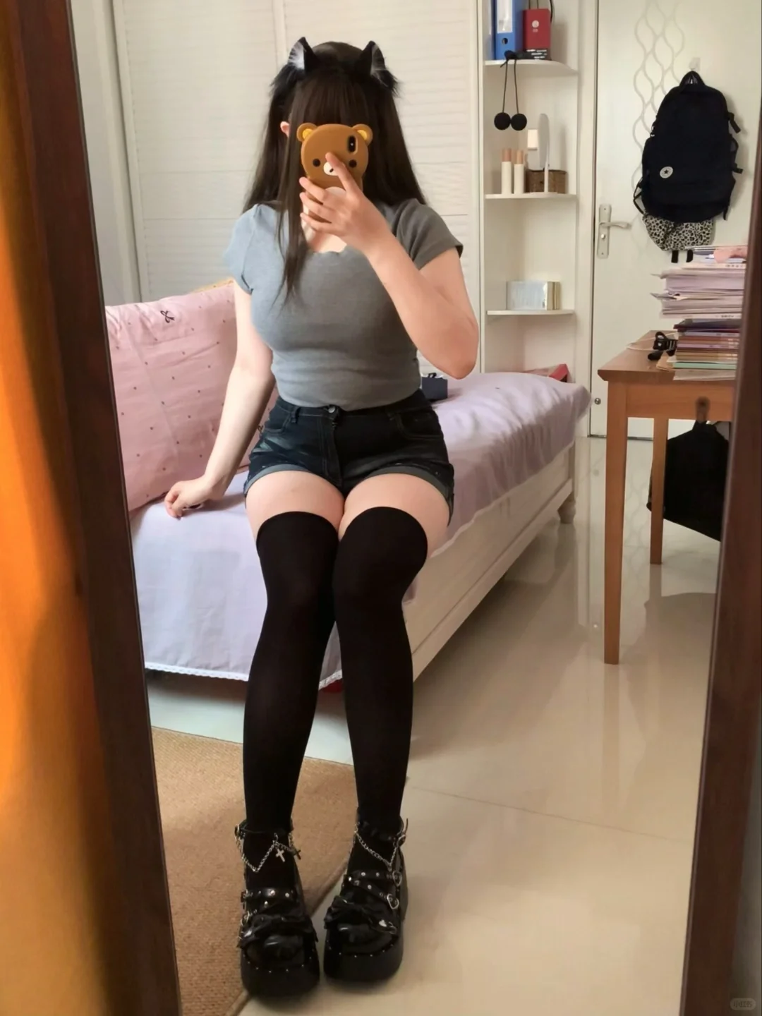 158/120 简简单单的韩系美女穿搭～