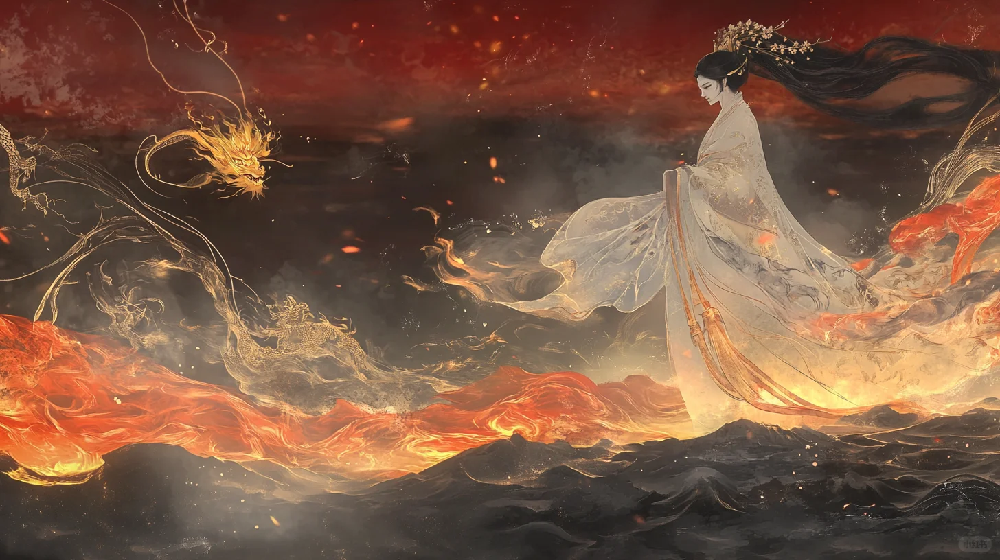 《山海经》系列插画｜女魃