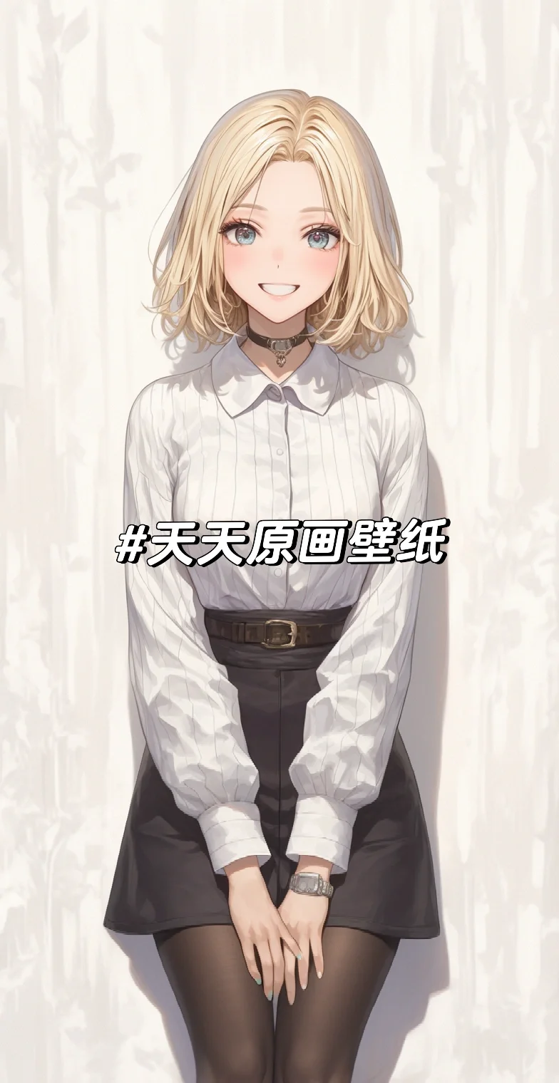 8k手机壁纸，ol美少女