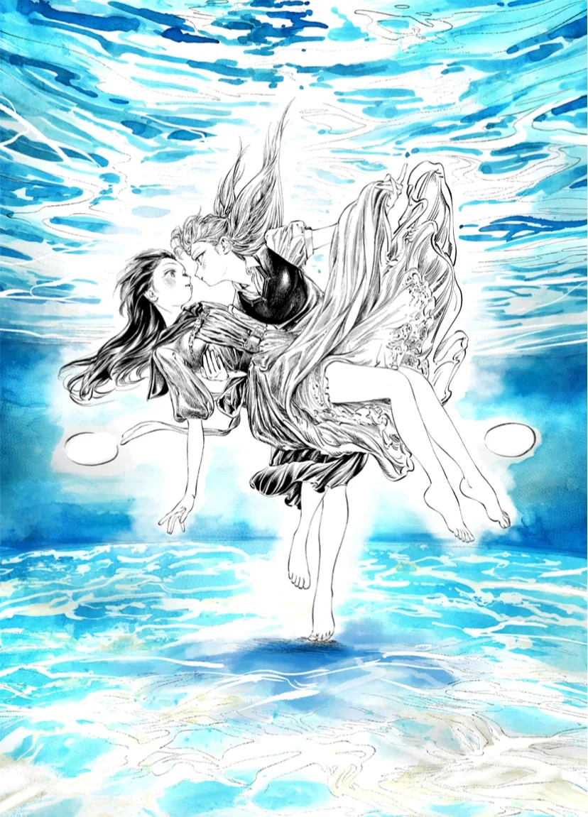 这漫画的头发和眼睛太漂亮了……