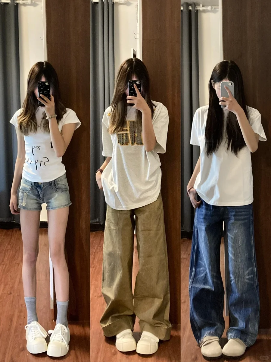 韩系休闲穿搭｜女大学生夏季穿搭分享🧸