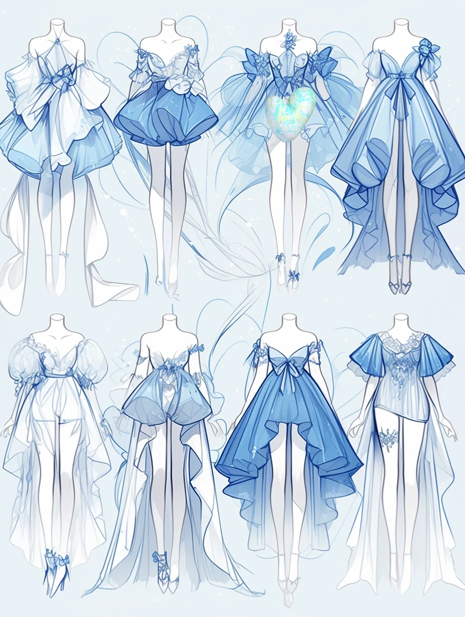 服设| OC裙子穿搭素材