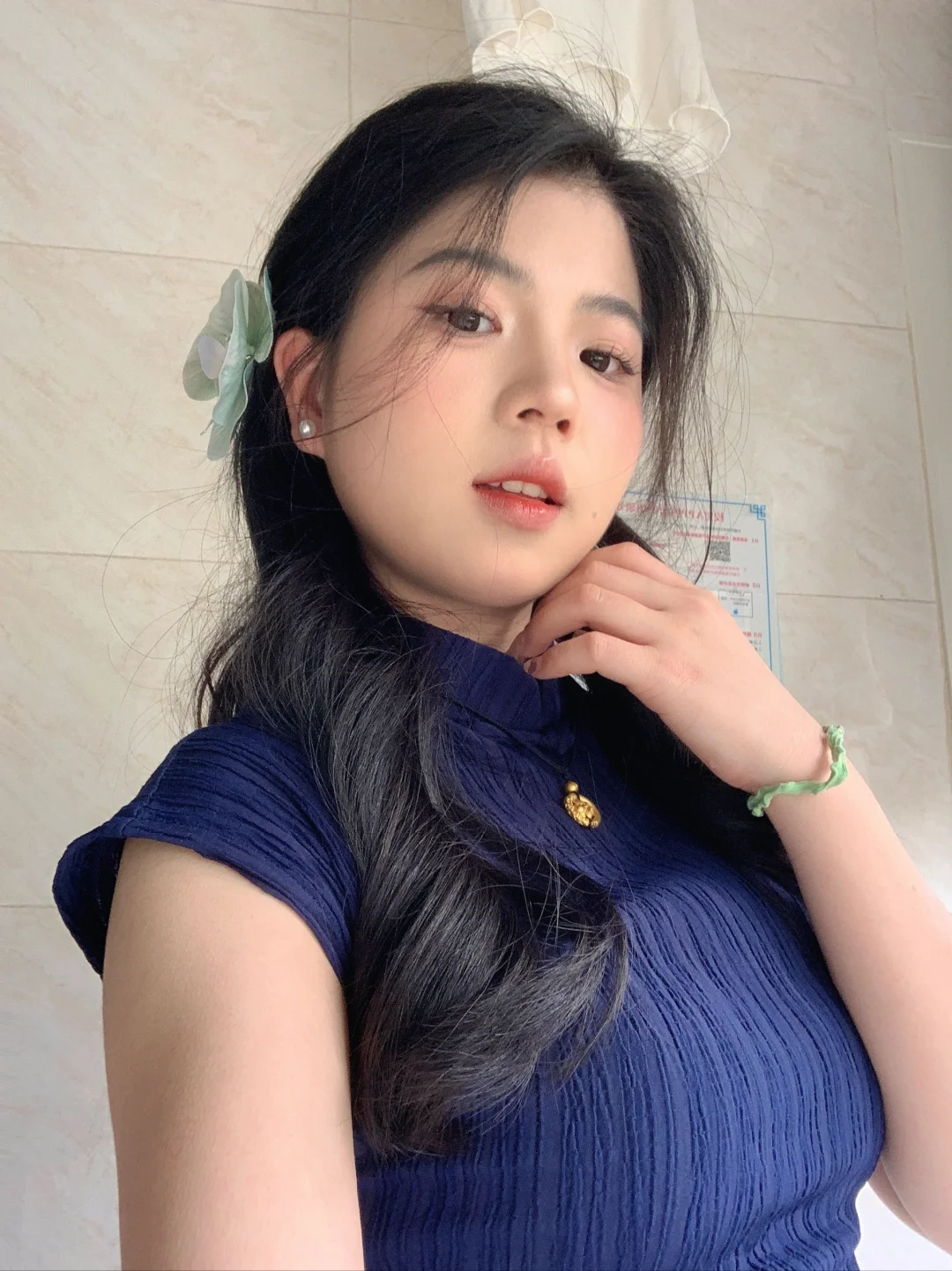 155小个子第一次尝试旗袍