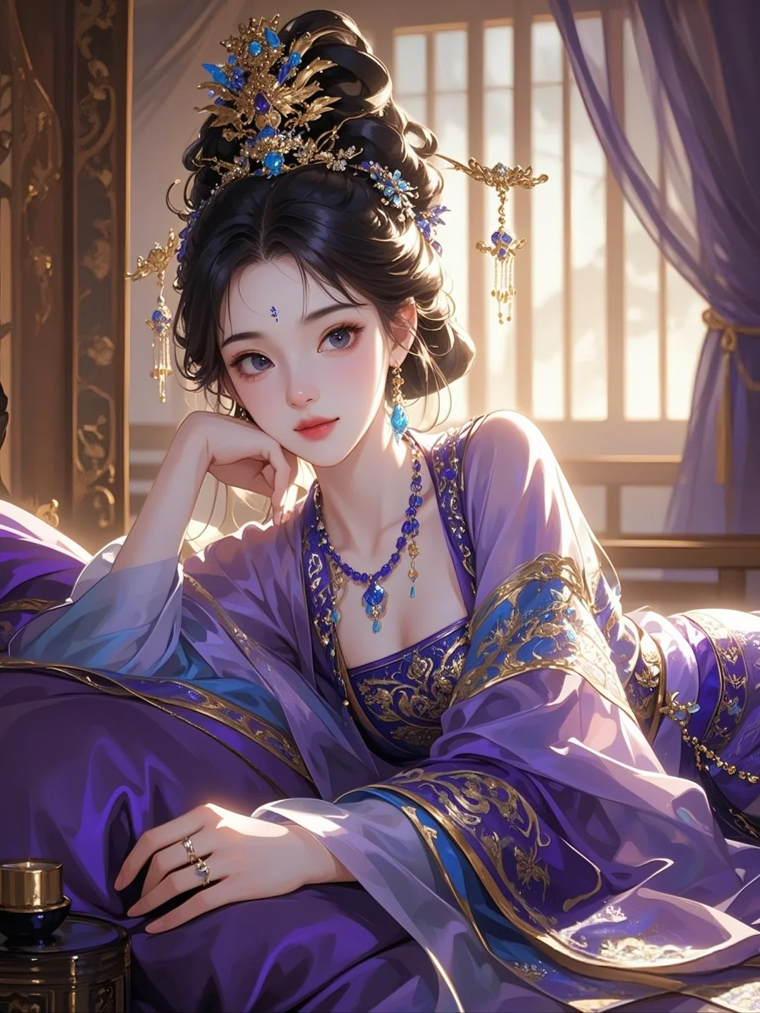 独倚斜阑