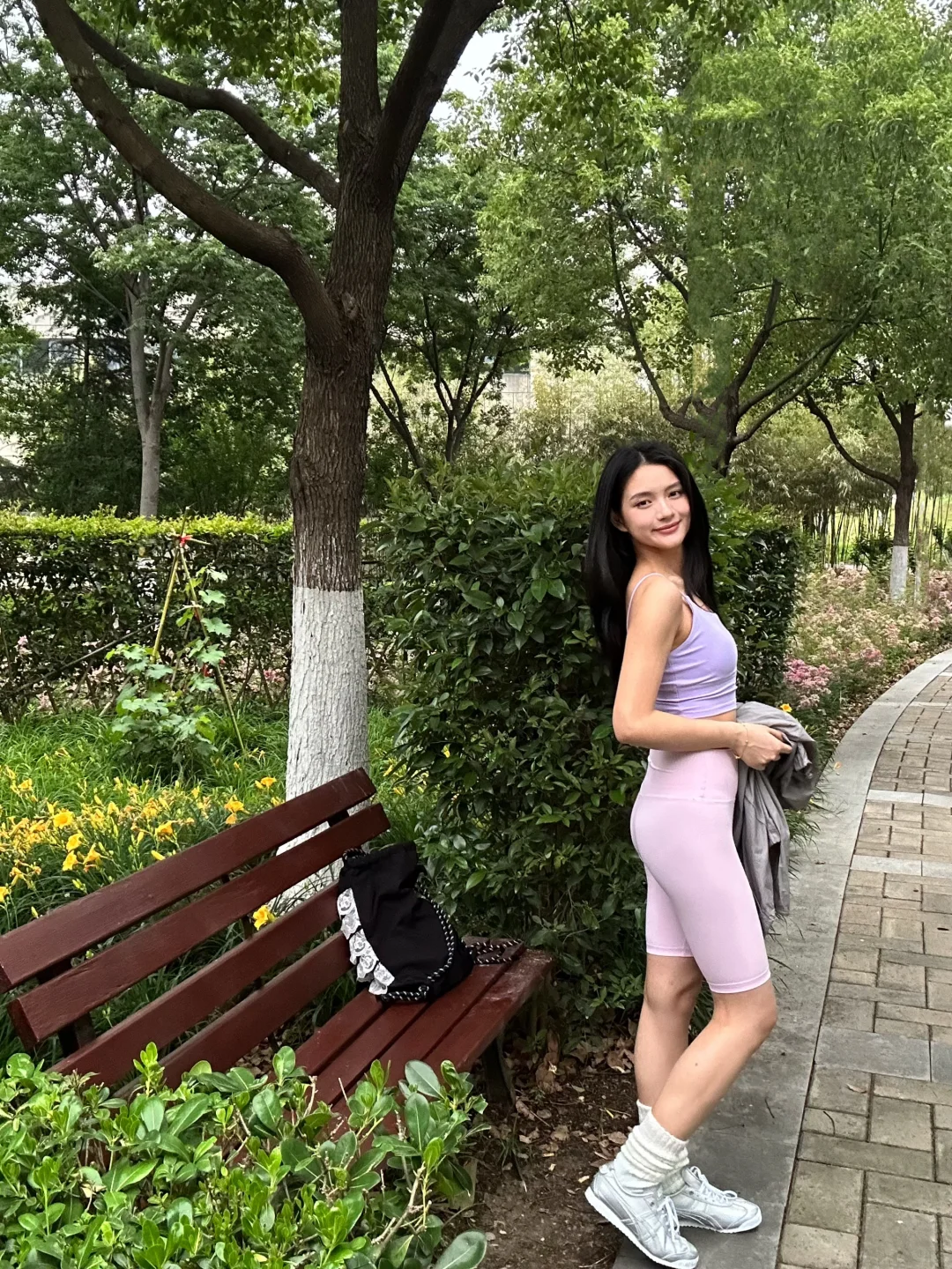 粉粉嫩嫩的瑜伽服～运动也要穿好看