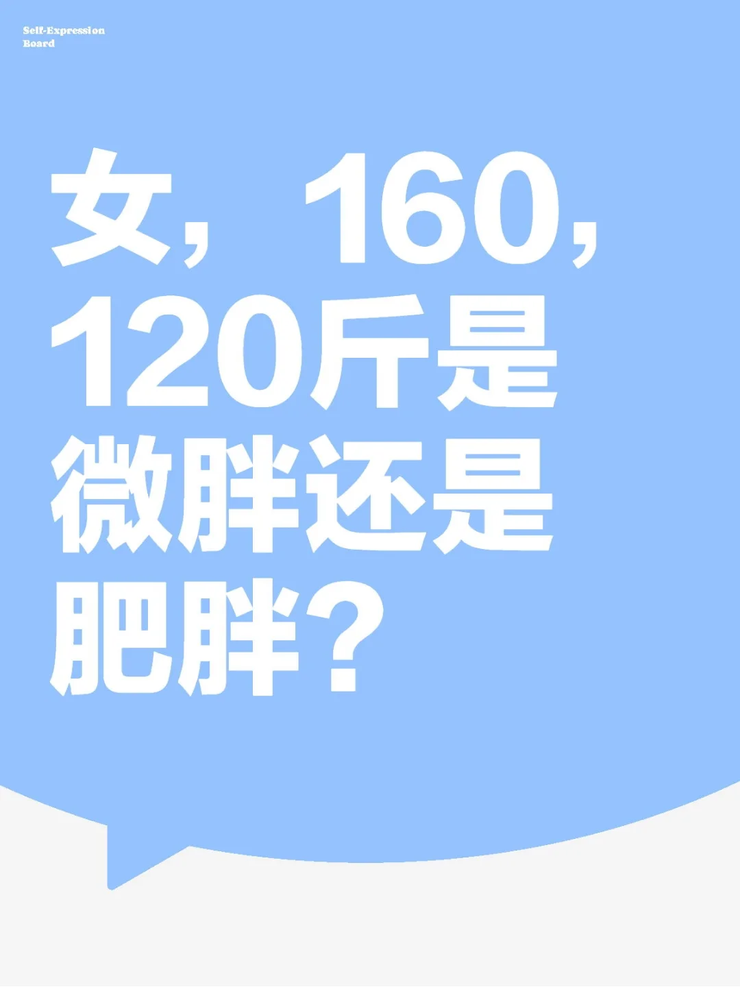 女，160，120斤是微胖还是肥胖？
