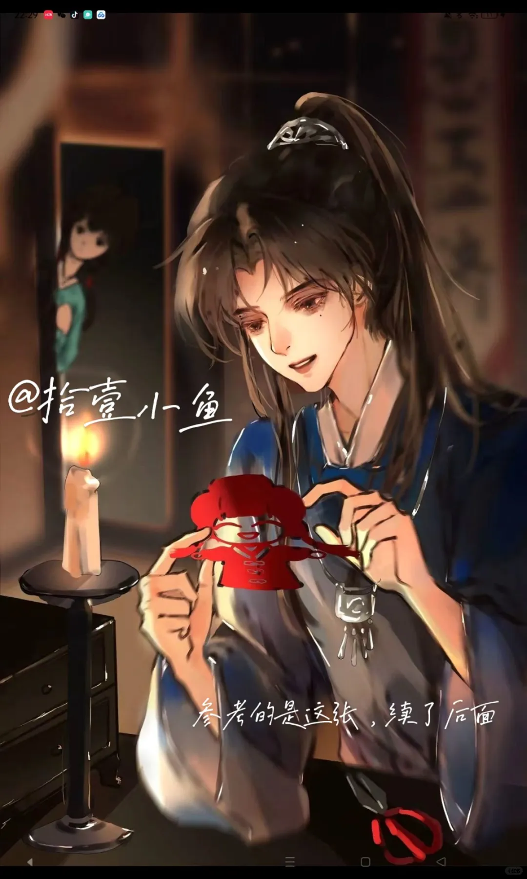 画到自己女神oc