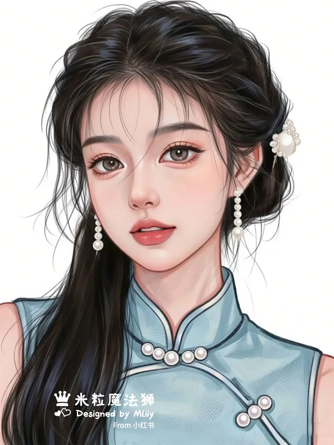 💙女神头像 | 不染尘世哀怨 道尽人间温柔