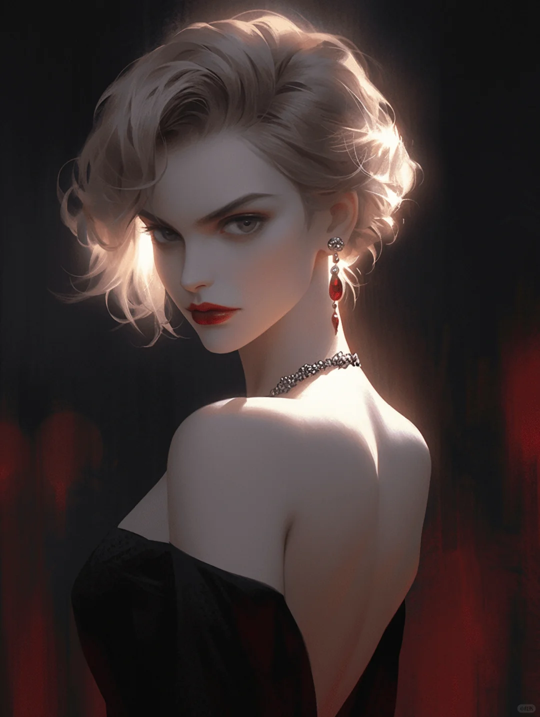 又靓又飒气质美女