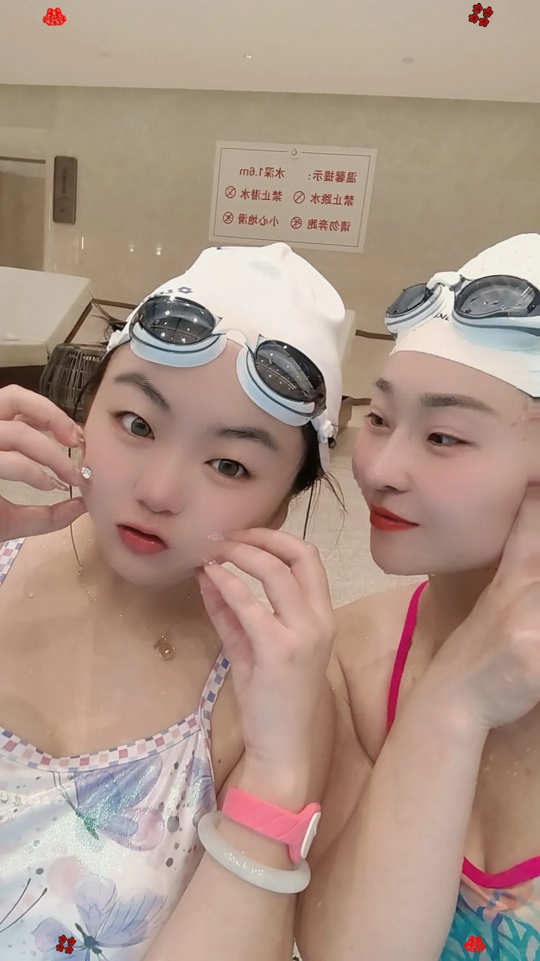 这大概就是游泳的快乐吧！🏊