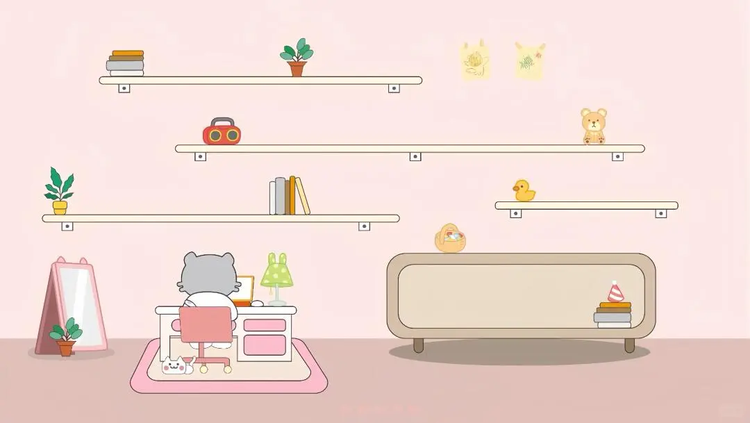 💼电脑分区壁纸｜牛马把公司当作自己的家