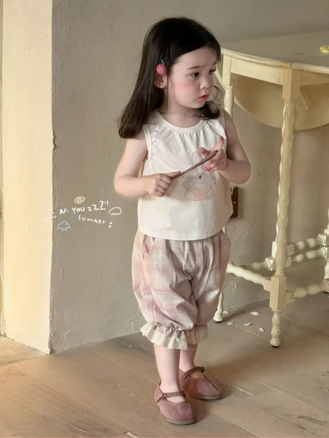 女宝清新小裙子👗人群中扎眼的存在🤩