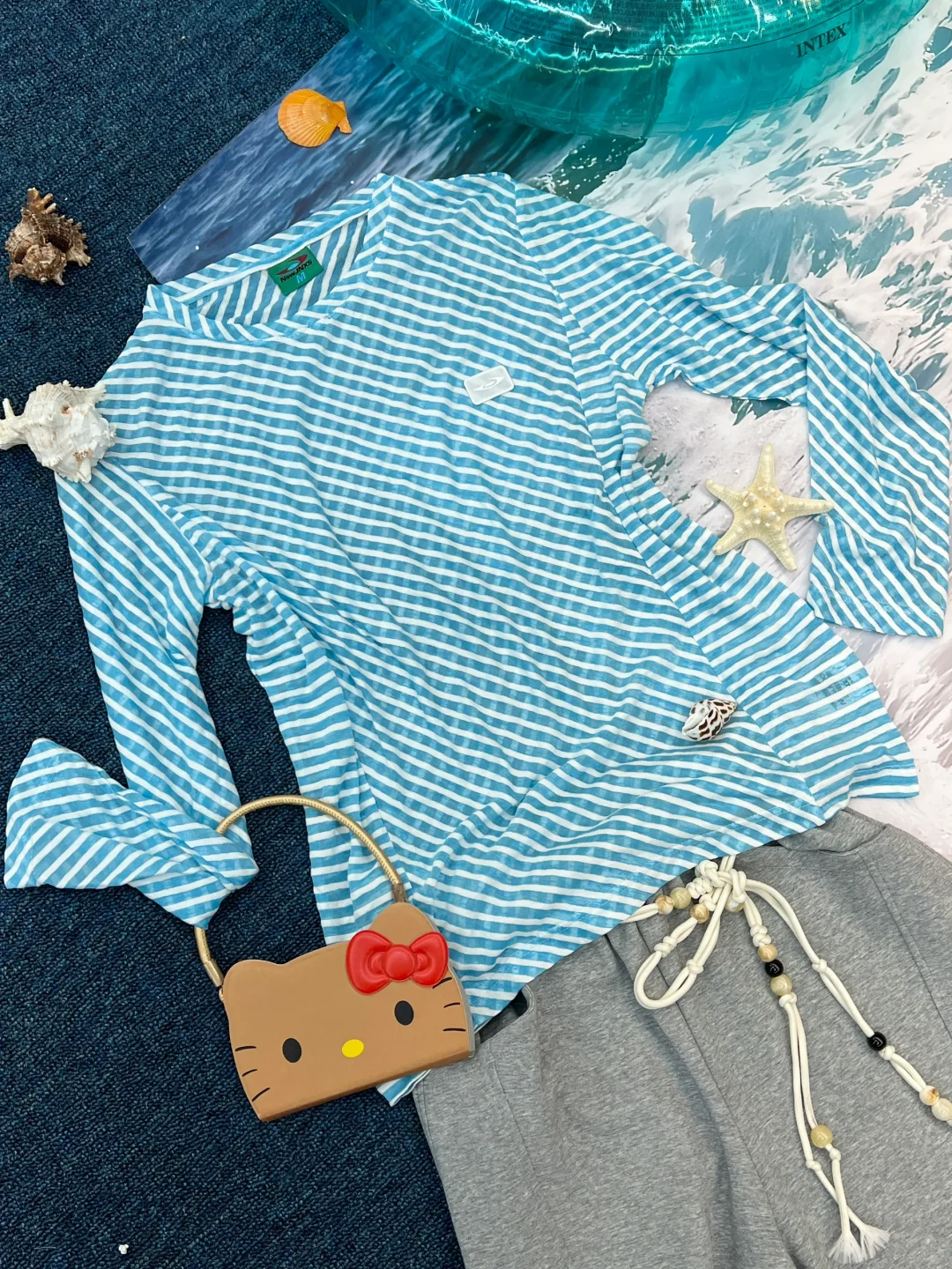 夏日海边穿搭分享🏝️条纹控的快乐！