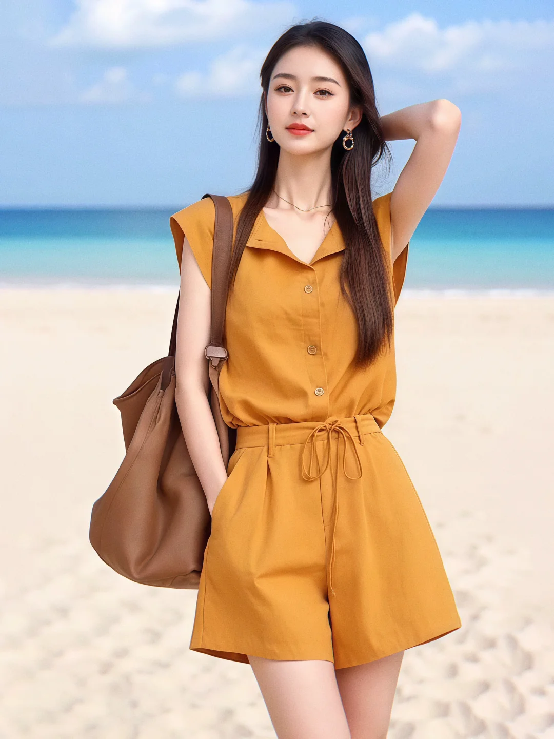 这套哥弟穿搭我愿称之为海边绝配👗