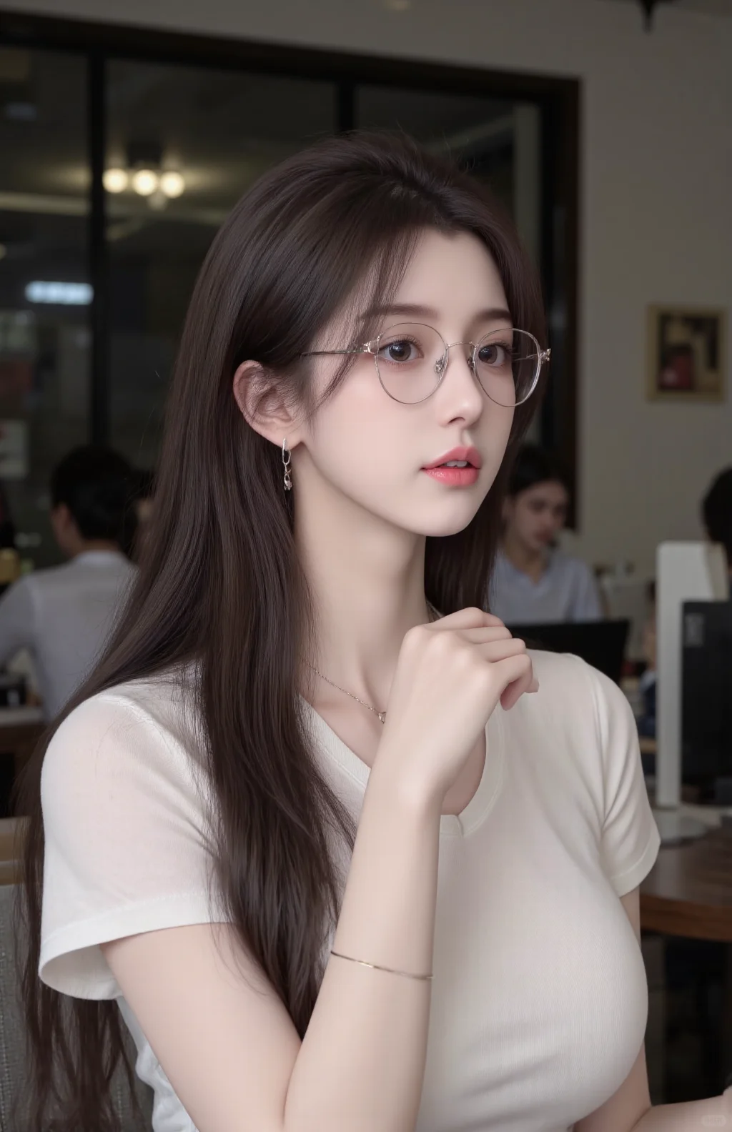 带上眼镜就是另一种风格