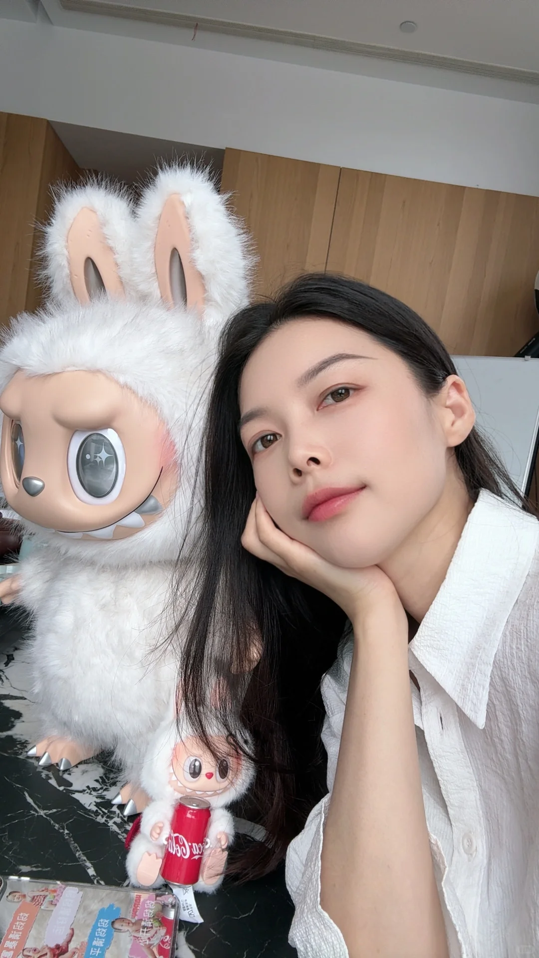 跟女明星合影 我的第一只大天使