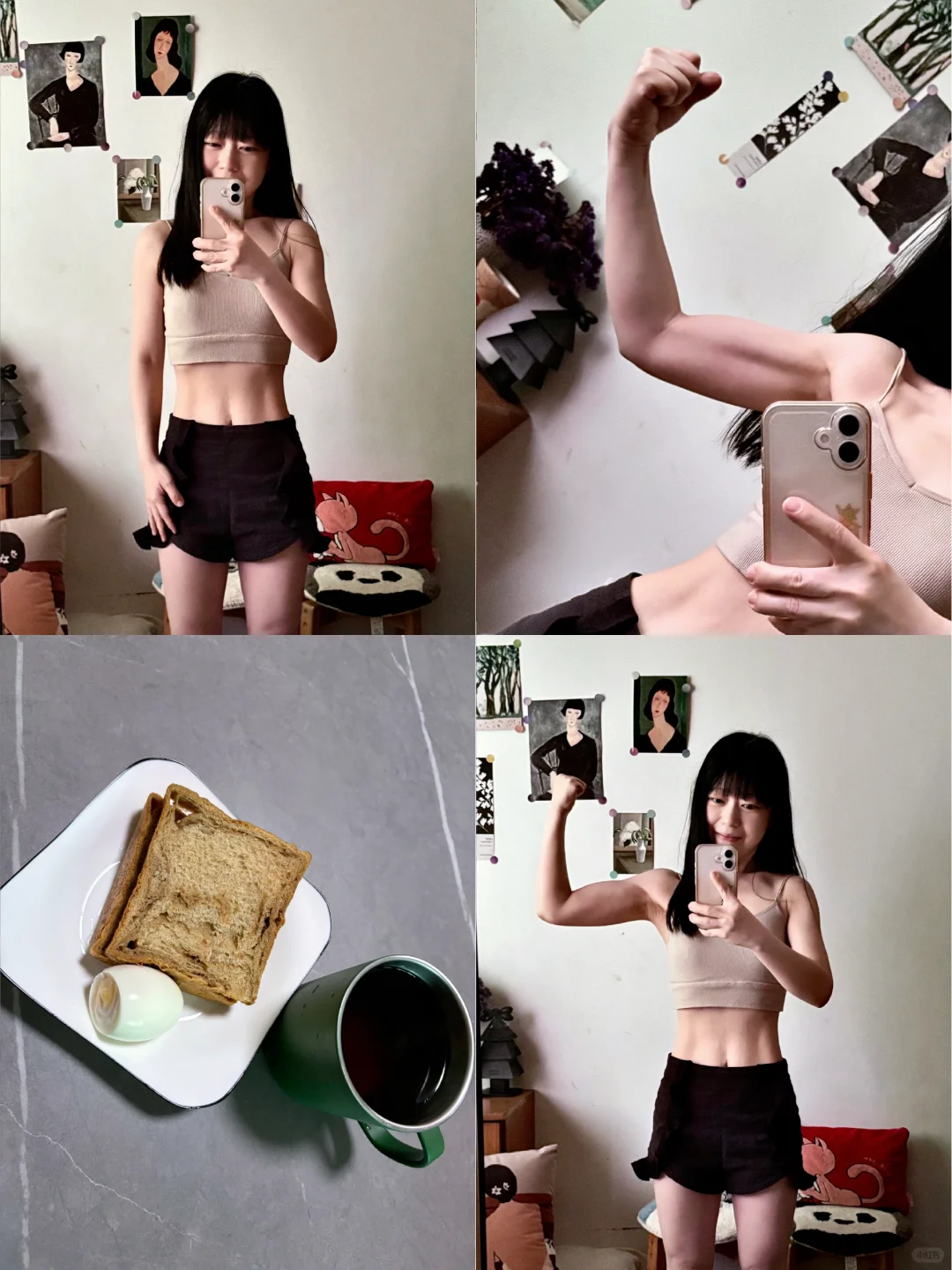 永远都要相信运动✌️ 新鲜出炉的肌肉线条