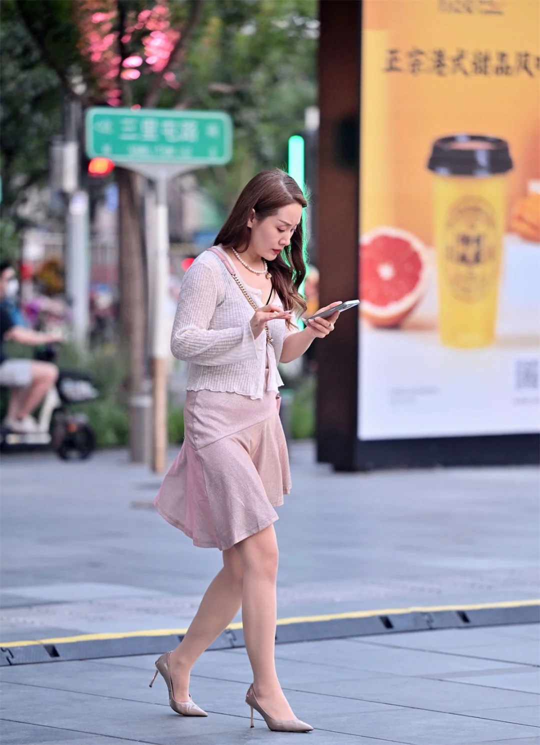 北京街拍，穿高跟鞋就是不一样