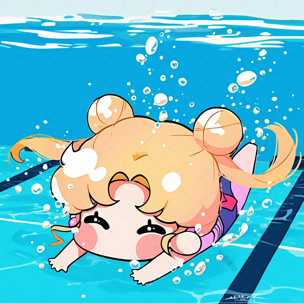 征战巴黎🈚️所谓，先练憋气🏊美少女战士