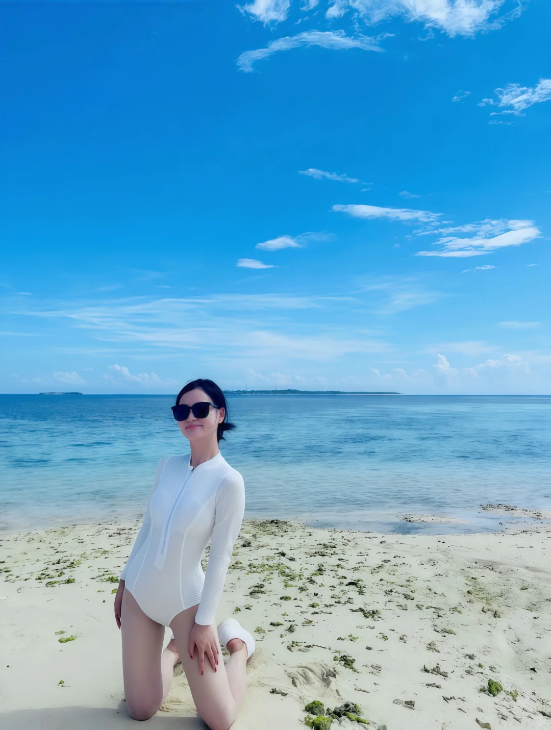 🌊隐形裸足感 | 海边女孩の心机美白袜