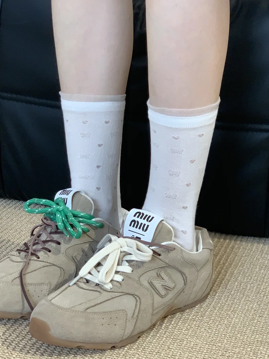 好看✨✨梦中情袜啊✨夏日小白袜轻薄透气！