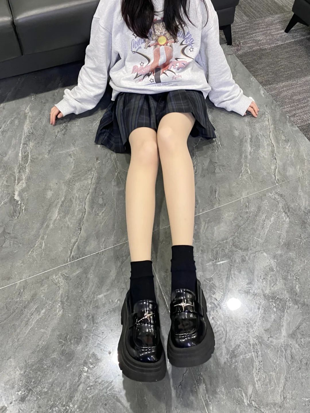 不爱p图 实况直出的丝袜穿搭🤪
