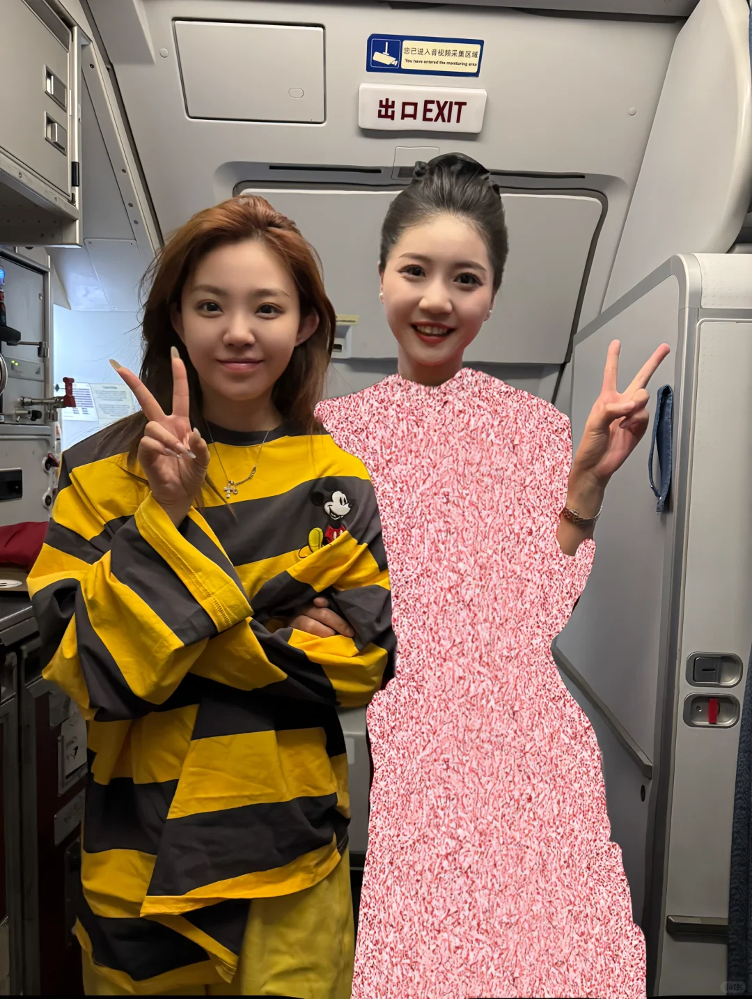 飞行日记✈️碰见自己喜欢的网红啦～