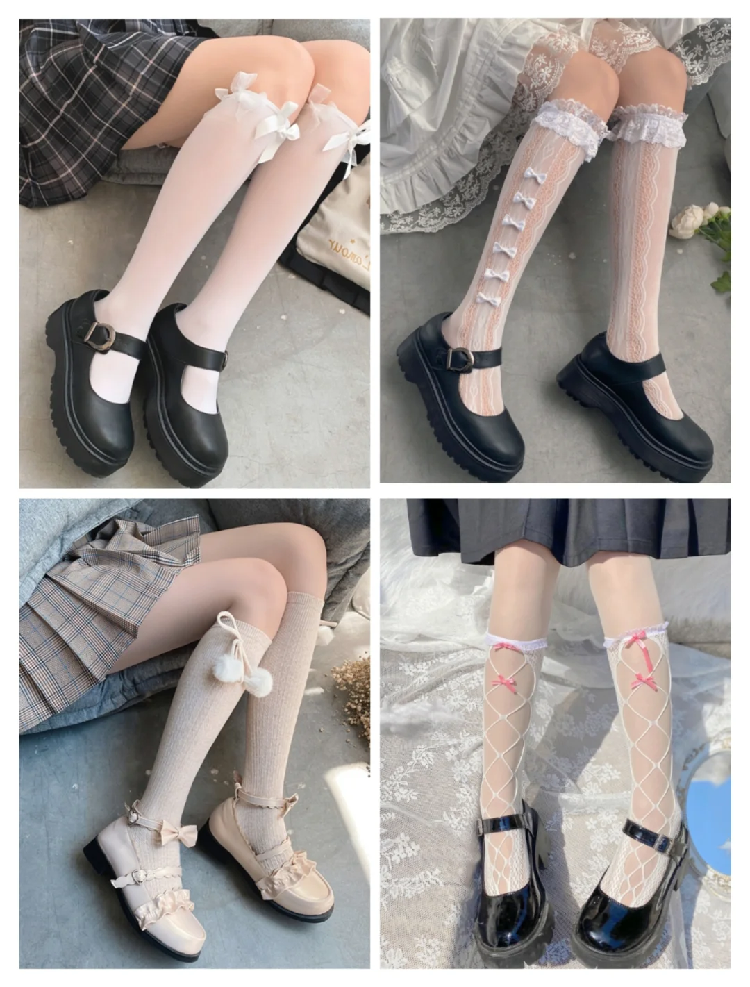 宅男画家眼里的温柔｜jk洛丽塔可爱蕾丝袜