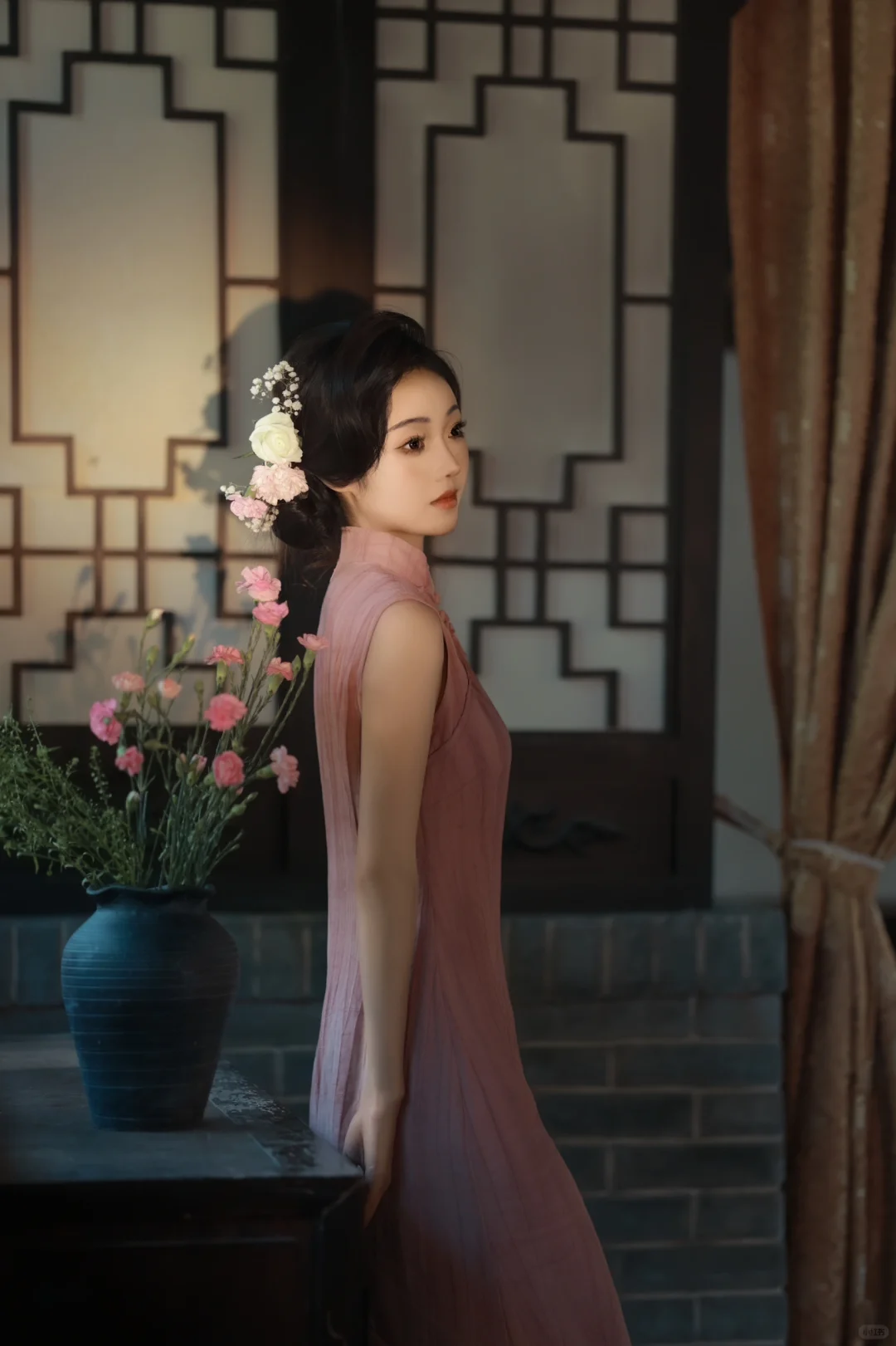 石家庄真的拍不出复古感旗袍啊