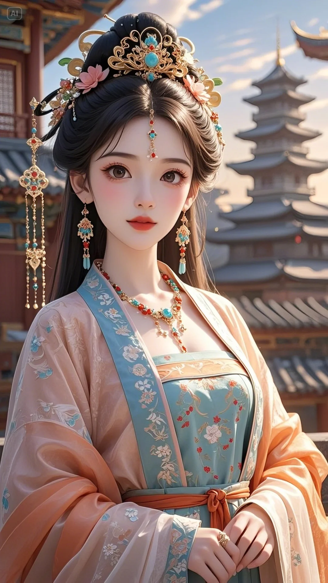 古风｜玉貌花容倾国城，气质高贵胜群芳