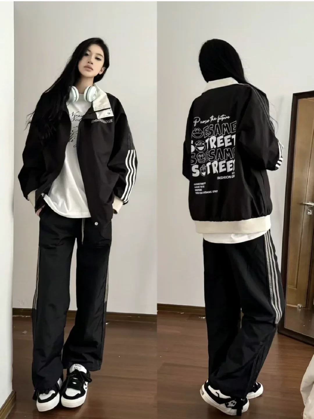 不一定斩男，但一定斩女的中性风穿搭～