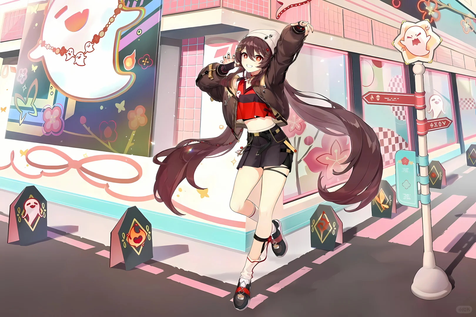 原神胡桃×三星Galaxy Store联动壁纸🥰