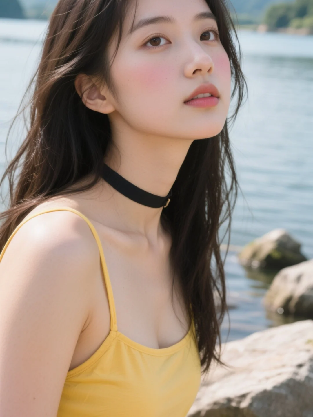 AI美女~自然户外