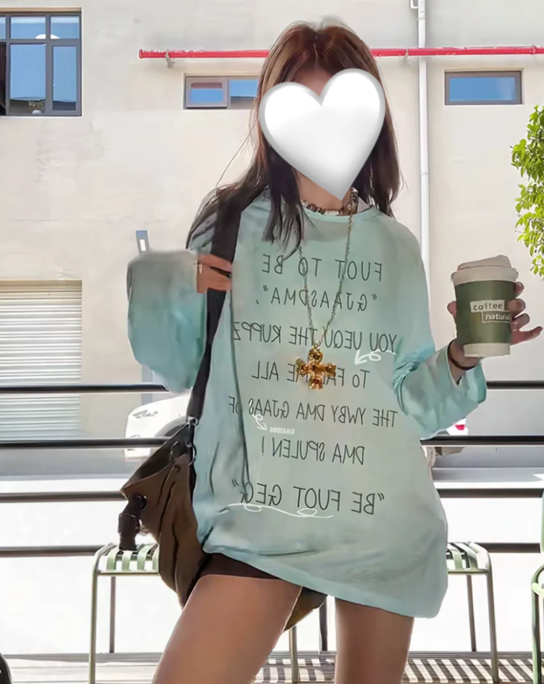 啊啊啊海边穿搭！baby蓝好显白好chill！！