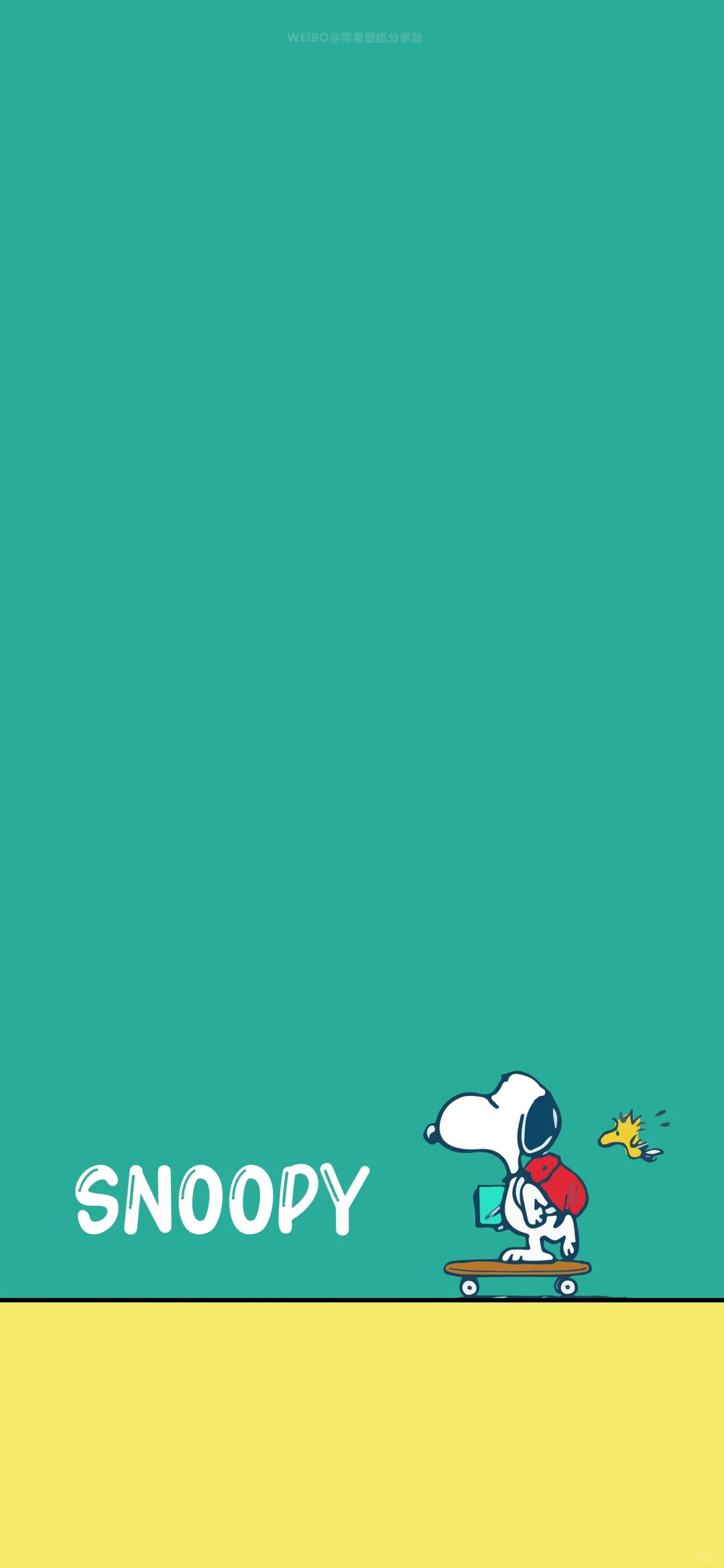 Snoopy史努比四月份月曆壁紙