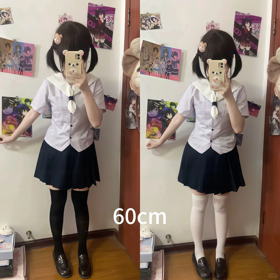 160｜jk日常不同长度袜子对比