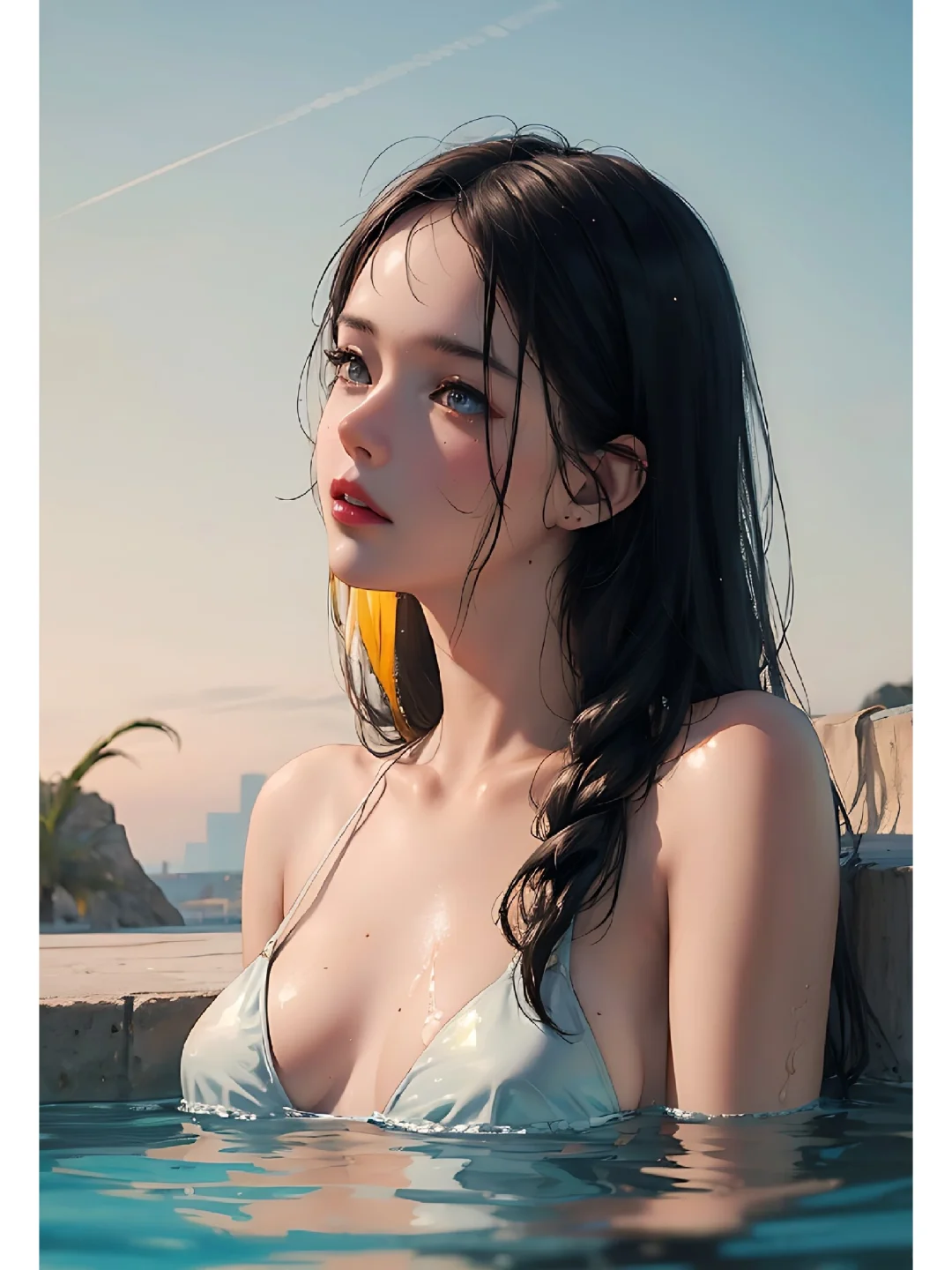 泳装性感少女｜