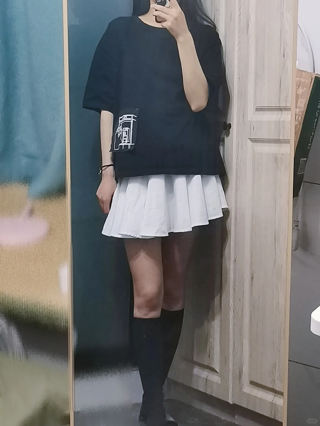 今日穿搭jk袜又穿上了（jio冷🥶）