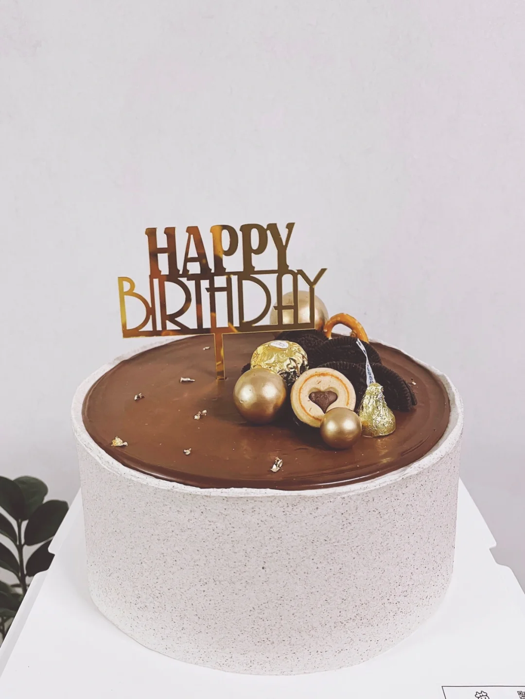 奥利奥咸奶油蛋糕+巧克力🍫=🎂