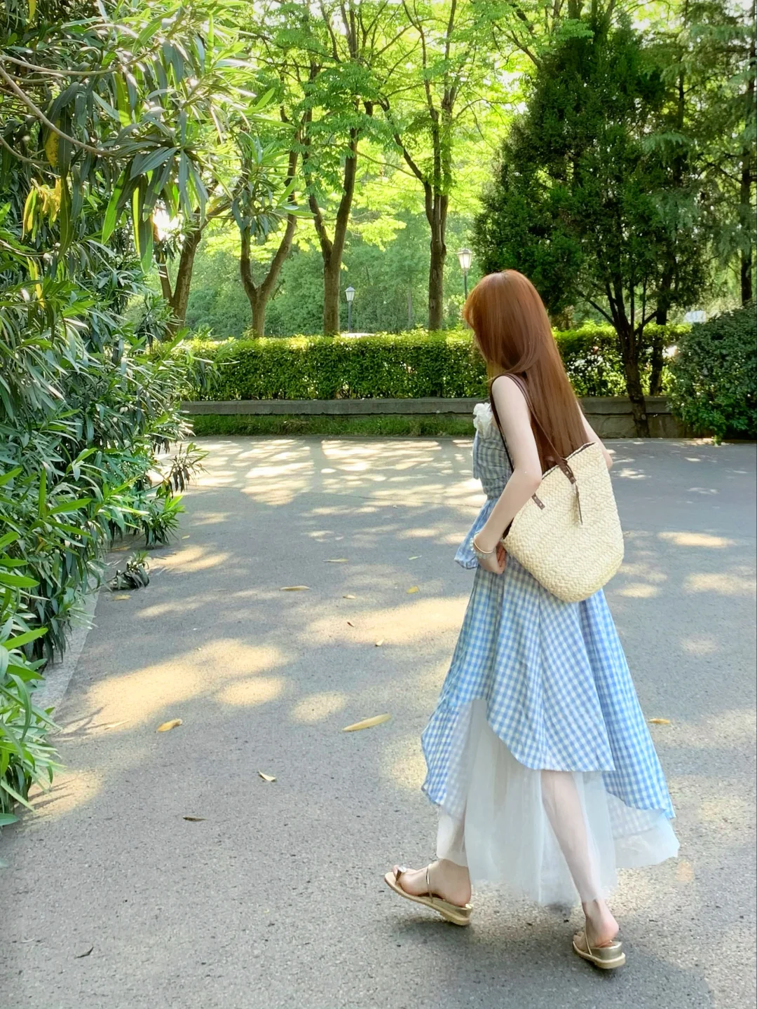 🧺文艺少女感！野餐穿这套～