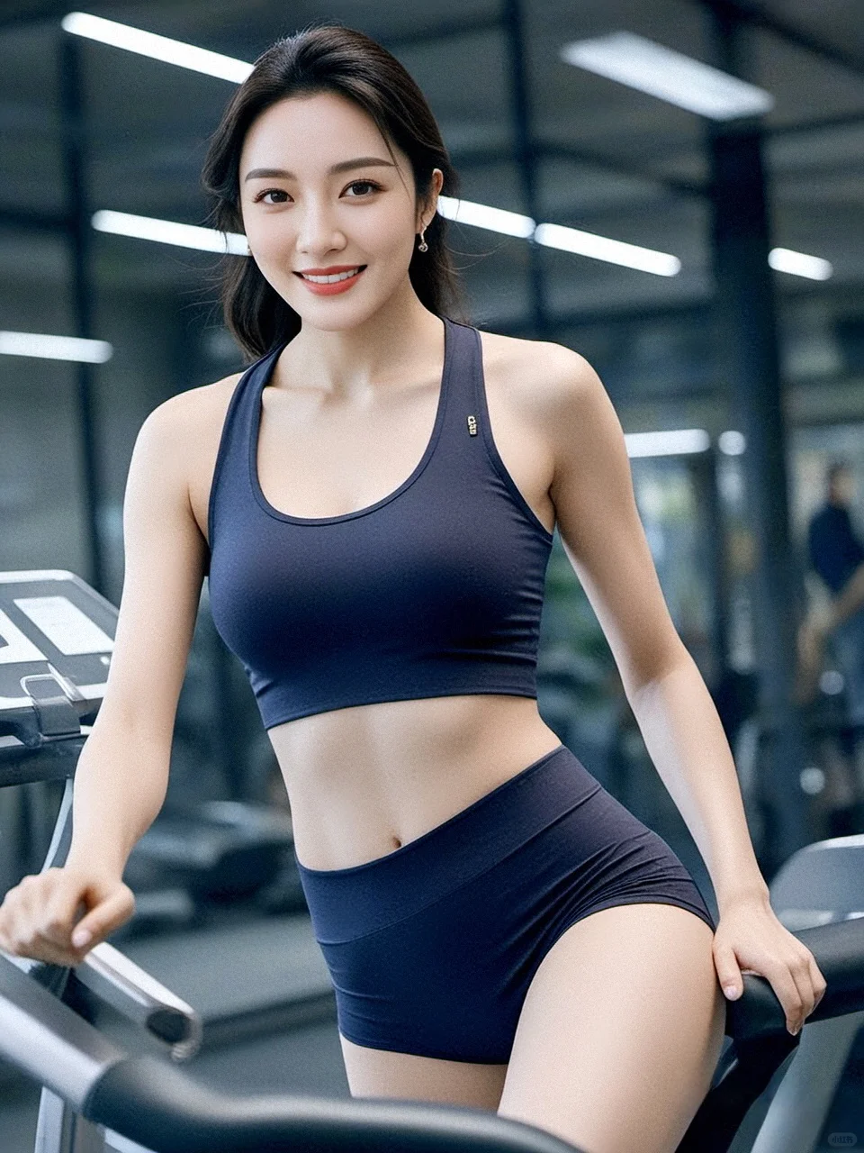 健身房就是美女的天堂‼️